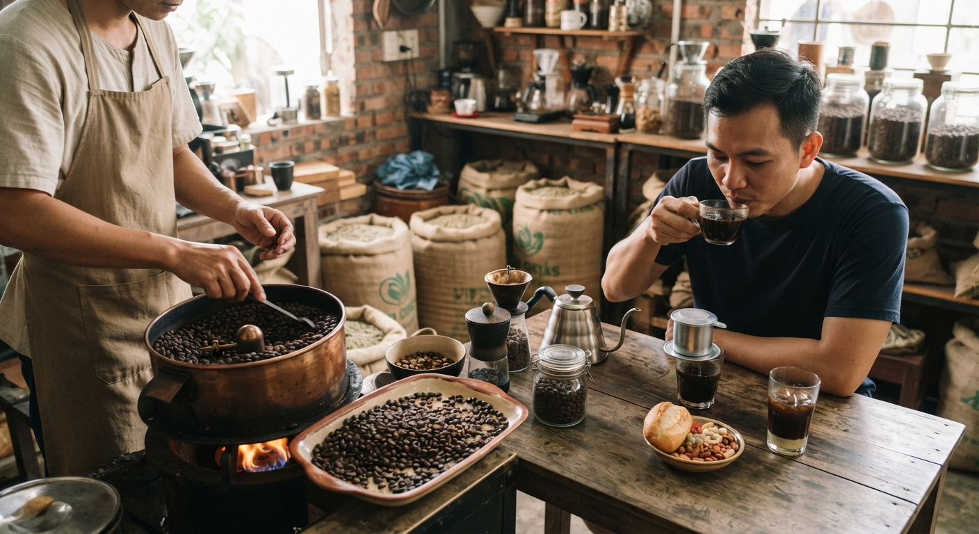 Câu hỏi thường gặp về cà phê rang mộc và trải nghiệm thưởng thức